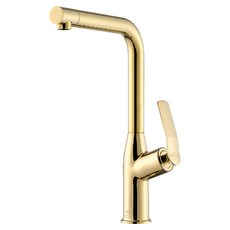 두진 바스 하모니 프리미엄 원홀 탑볼 측면타입 세면대 수전 리얼골드 DL660 방문설치, 1개