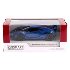 KiNSMAR 藍寶堅尼 Sesto Elemento 合金車 KT5359, 藍色, 1個
