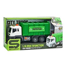 城市卡車1:16環保車MX0325103, 綠色, 1個