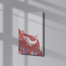 타공판닷컴 프린팅 타공판 600 x 900 mm, 고래의 꿈, 1개