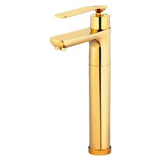 두진 바스 하모니 프리미엄 원홀 탑볼 세면대 수전 리얼골드 DL606 방문설치, 1개