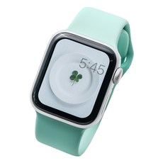 누아트 스마트워치 더블버클 실리콘 스트랩, 그레이, 1개