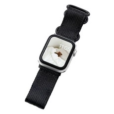 Noart Apple Watch 兼容尼龍 NATO 錶帶 38/40/41 毫米, 黑色