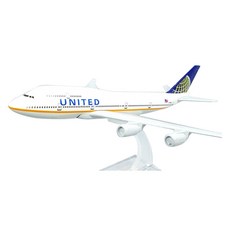 模型飛機 合金 成品 壓鑄 16cm, 11 聯合航空747, 1個