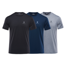 블랙야크 남녀공용 B트리플2라운드S 반팔 티셔츠 3종 세트 1BYTSM2901