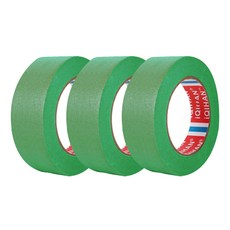 iQIHAN Dada 彩色美紋膠帶 30mm x 15m, 3個, 綠色