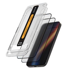 MECSEED 6D 플러스 지문방지 저반사 풀커버 강화유리 액정보호필름 2p 세트, 1세트