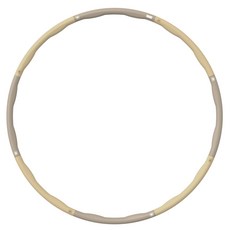 EGOJIN 軟式指壓可拆式呼拉圈, 1個, 1200g, 棕金色