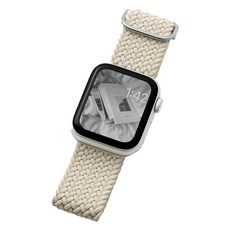 누아트 스마트워치 나일론 솔로루프 스트랩, 스톤, 1개