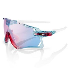 TAEJ 眼鏡 Raptor 1 運動鏡面變色太陽眼鏡 RT1-G003-300, 藍色潟湖亮光(太陽眼鏡), 冰凍(鏡面變色鏡片), 1個