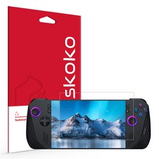 Skoko ASUS ROG ALLY X 防指紋AR螢幕保護貼套組, 單一顏色, 1套, 單一商品