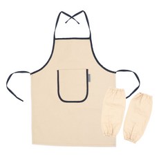 베베슈에뜨 캔버스 면 앞치마 + 토시 2p 세트