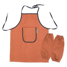 베베슈에뜨 캔버스 면 앞치마 + 토시 2p 세트