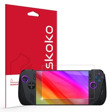 Skoko 超高畫質原彩AR螢幕保護貼套組 適用ASUS ROG ALLY X, 單一商品, 透明色, 1套