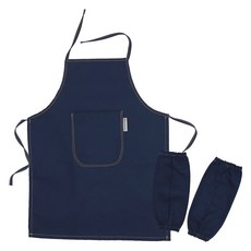 BEBE CHOUETTE 帆布棉質圍裙 + 袖套 2件組