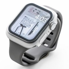 NUART Apple Watch 兼容全覆蓋鋼化玻璃硬殼, 霧面透明