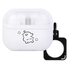 유스픽 반투명 스퀘어링 케이스, 60.꾸벅꾸벅 졸려고미, 1개, 갤럭시 버즈 3 / 프로 3 공용