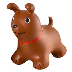 Kes.B 幼兒用運動跳跳小狗, 棕色