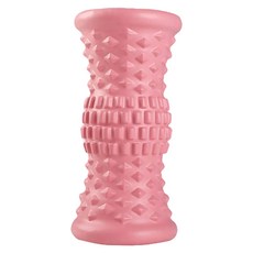 THE JINIU 腳部 手臂 前臂 健身 皮拉提斯 瑜珈 按摩 泡棉滾筒, 1個, 粉紅色