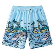 River Fox 男士防磨衣下身五分海灘褲