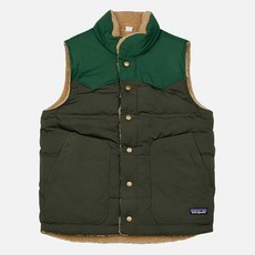patagonia 兩面穿撞色羽絨背心