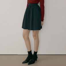 리올그 여성용 모르 나일론 벌룬 미디 스커트