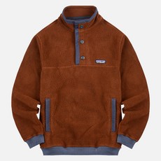 patagonia 男士羊毛皮紐扣套頭衫