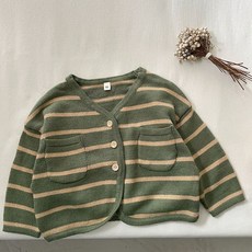 Arve 兒童Yining條紋開襟衫