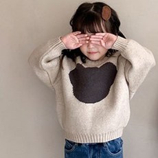Arbe兒童小熊針織衫