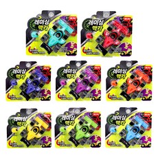 賽車麥卡汽車可動玩具8件組, 混合色, 1套