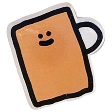 오프유 캐릭터 휴대폰 그립톡, 머그컵, 1개