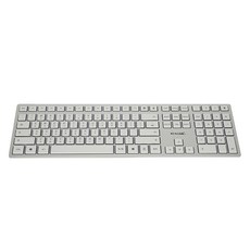 CHERRY KC6000 靜音辦公超薄五角形鍵盤, JK-1600KR-1, 銀色, CHERRY XS軸