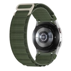 갤럭시워치 알파인 루프 날개형 스트랩 20mm, GR2 카키, 1개
