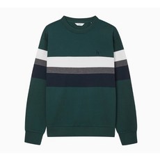 헤지스 남성용 컬러블록 긴팔 티셔츠