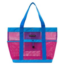 全方位游泳包 大容量 肩背 旅行 收納, 粉紅色 藍色