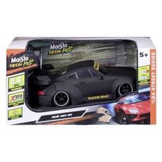 마이스토 1:24 포르쉐 레이싱 911 RWB 무선조종 RC카, 무광블랙, 1개