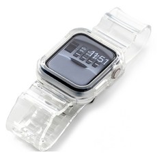 누아트 애플워치 호환 TPU 젤리 스트랩, 투명