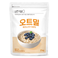 正穀物 燕麥片, 2kg, 1個