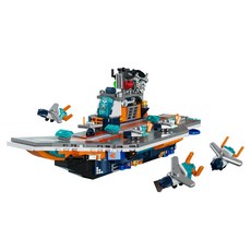 JAKi 佳奇 DIY軍事積木製作套組 航空母艦, 混合顏色, 1個