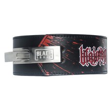 BLACKTOUGH 拉桿式舉重腰帶 9.6cm S, 血黑色