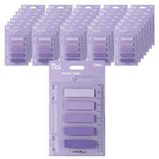 누사인 인덱스 스티커 5종 x 20p 퍼플, 36개