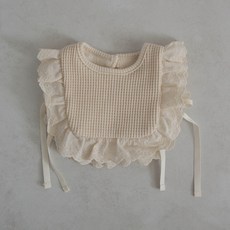 PEEKABOO 童款餅乾荷葉邊圍兜