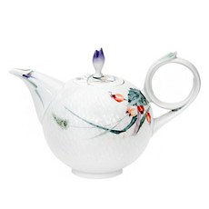 마이센 릴리프 우드랜드 플로라 티팟 + 뚜껑 세트 L, 1.05L, 1세트