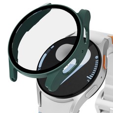 아이엠듀 하이브리드 강화유리 풀커버 케이스 40mm, 미드나잇그린, 1개