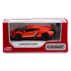 KiNSMAR 藍寶堅尼 Veneno KT5367 汽車可動玩具, 橘色, 1個