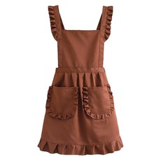 蘋果樹花朵圍裙, 棕色, 1個