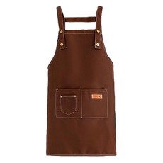 American Road 口袋帆布H型工作用圍裙 RK2155, 棕色