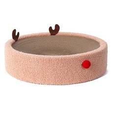 데이소이 고양이 복슬 원형 스크래쳐, 루돌프, 1개