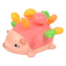 Oz Toy Sobe 刺蝟 Spike 拼圖插入玩具, 1個, 粉紅色