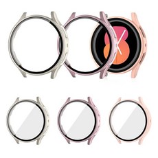 젤센 풀커버 일체형 9H 강화유리케이스 우먼스 3종 세트, 핑크, 로즈골드, 스타라이트, 1세트